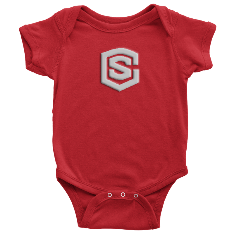 Baby Bodysuit WITH SILVER LOGO