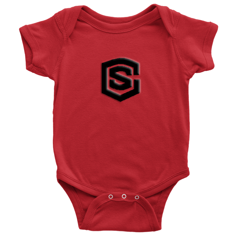 Baby Bodysuit WITH BLACK LOGO