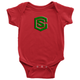 Baby Bodysuit WITH GREEN LOGO