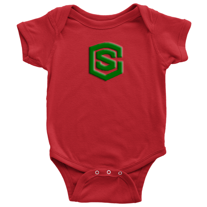 Baby Bodysuit WITH GREEN LOGO