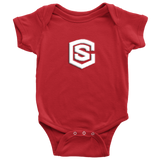 Baby Bodysuit WITH WHITE LOGO