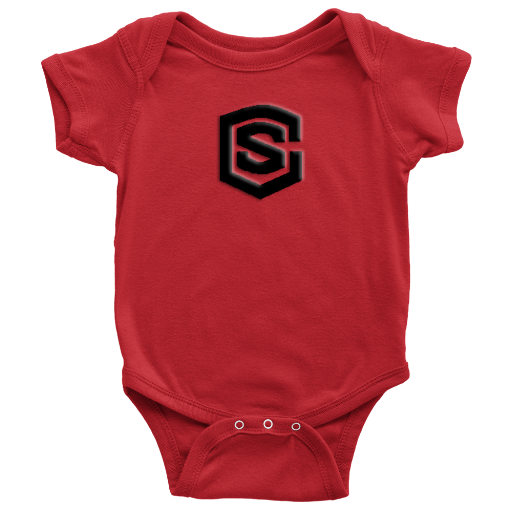 Baby Bodysuit WITH BLACK LOGO