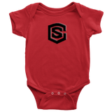 Baby Bodysuit WITH BLACK LOGO