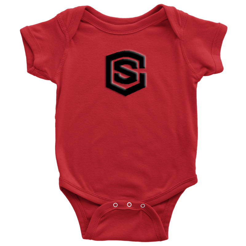 Baby Bodysuit WITH BLACK LOGO