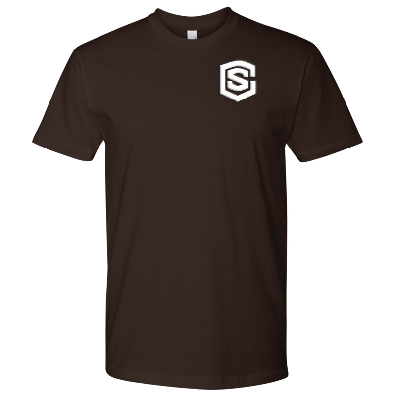 Next Level Mens Shirt WITH WHITE LOGO