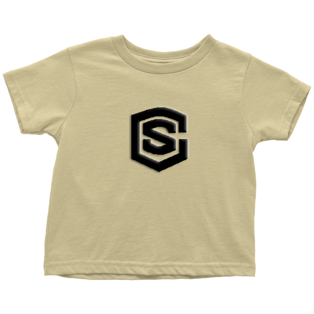 Toddler T-Shirt WITH  BLACK LOGO