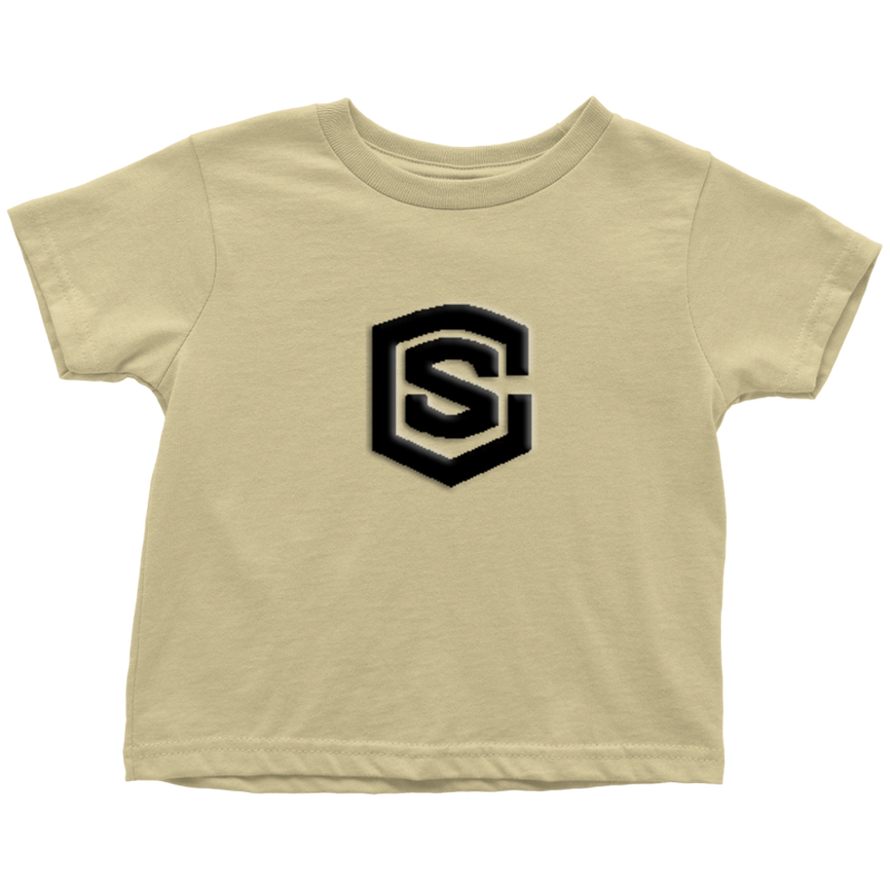 Toddler T-Shirt WITH  BLACK LOGO