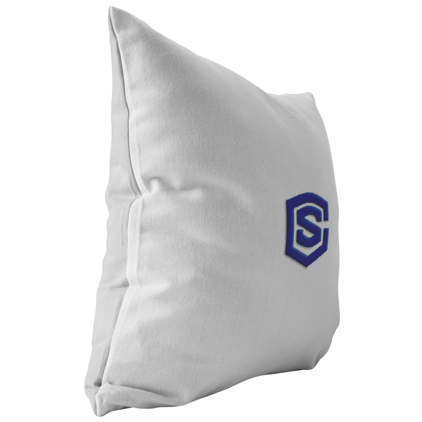 WHITE PILLOW BLUE LOGO