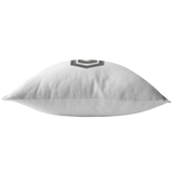 WHITE PILLOW GRAY LOGO
