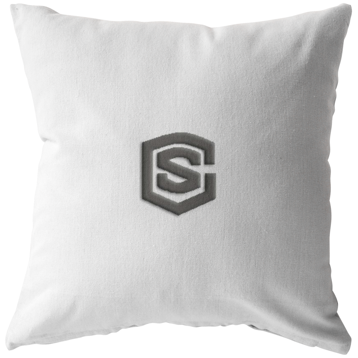 WHITE PILLOW GRAY LOGO