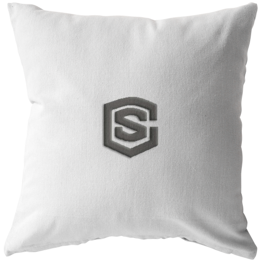 WHITE PILLOW GRAY LOGO