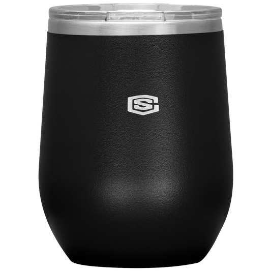 Wine Tumbler WITH BLACK LOGO