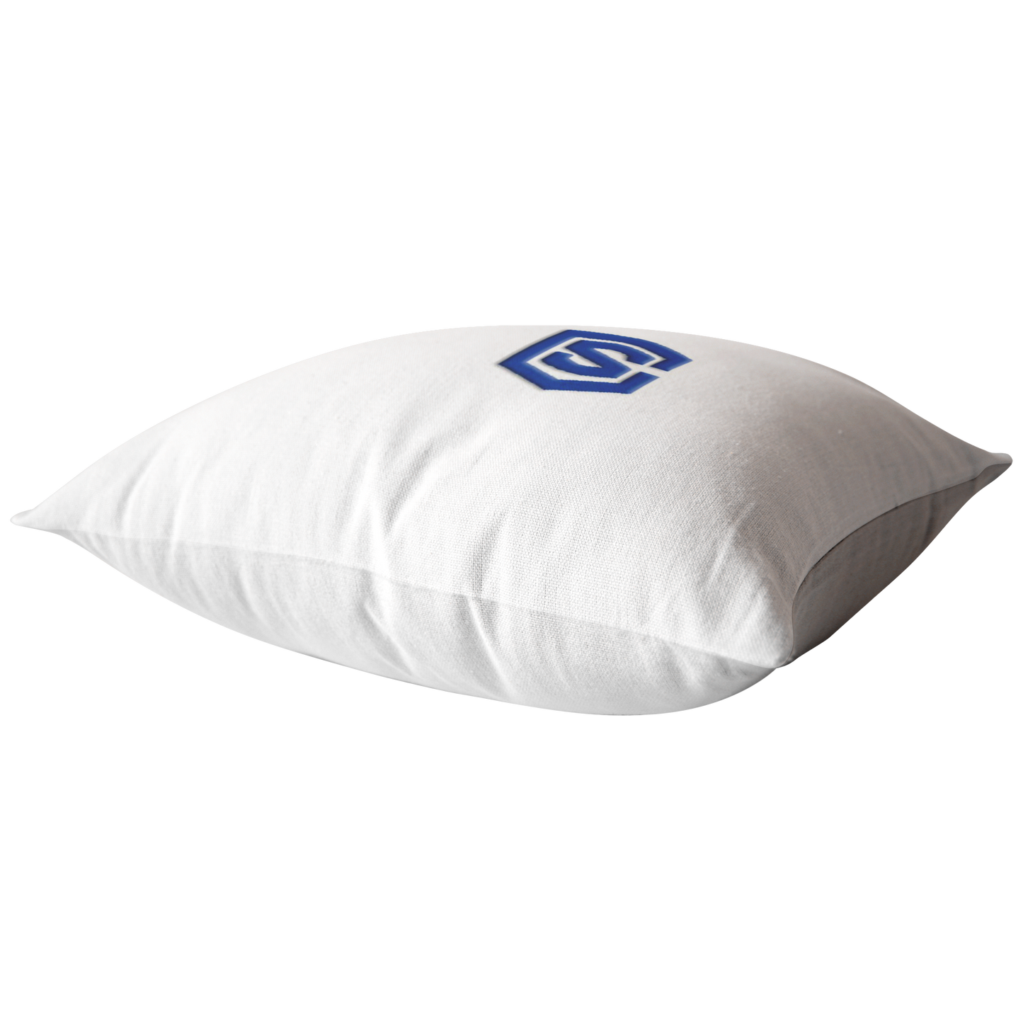 WHITE PILLOW BLUE LOGO