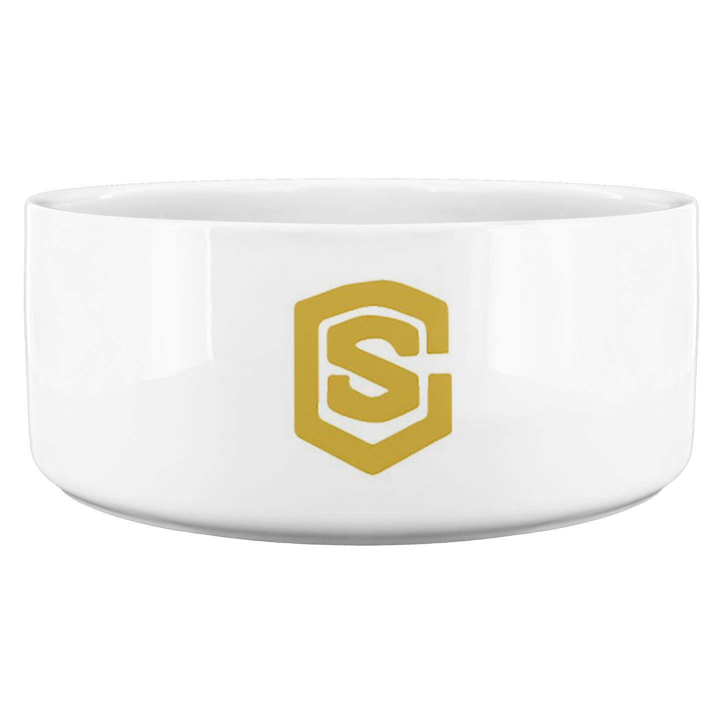 Dog Bowl WITH GOLD  LOGO