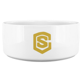 Dog Bowl WITH GOLD  LOGO
