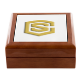 Jewelry Box WITH GOLD LOGO