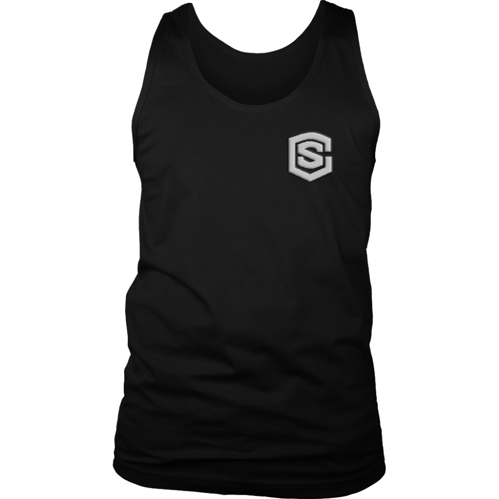 District Mens Tank WITH SILVER LOGO