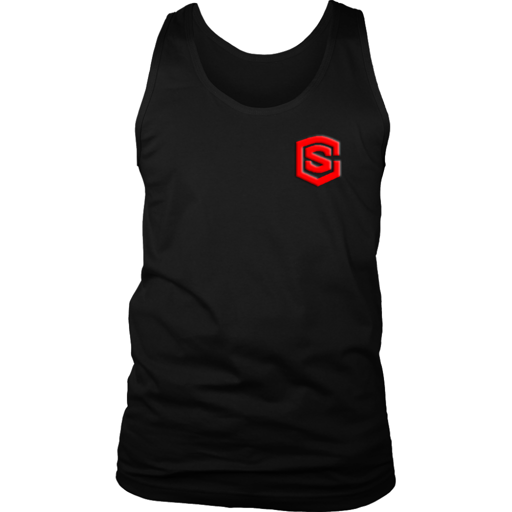 District Mens Tank WITH RED LOGO