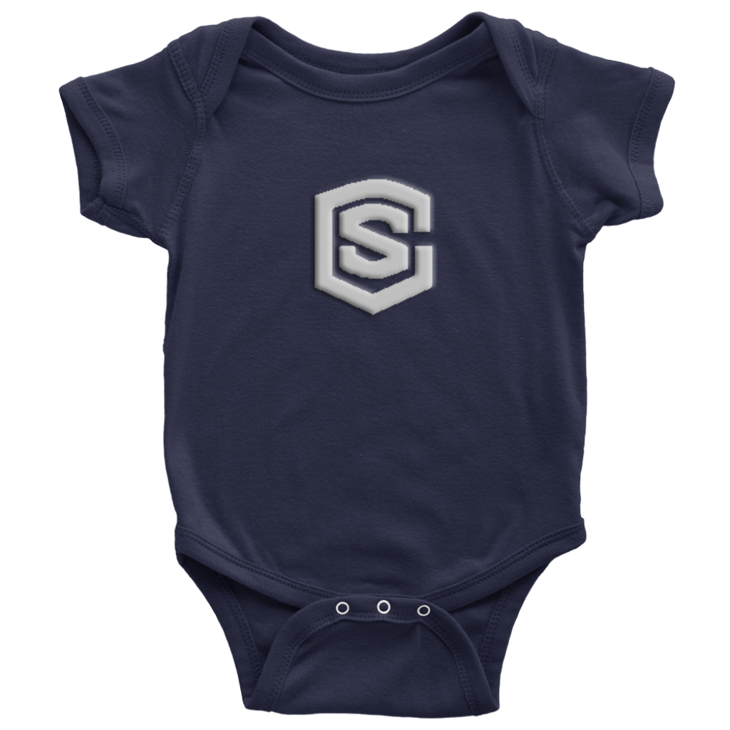 Baby Bodysuit WITH SILIVER LOGO
