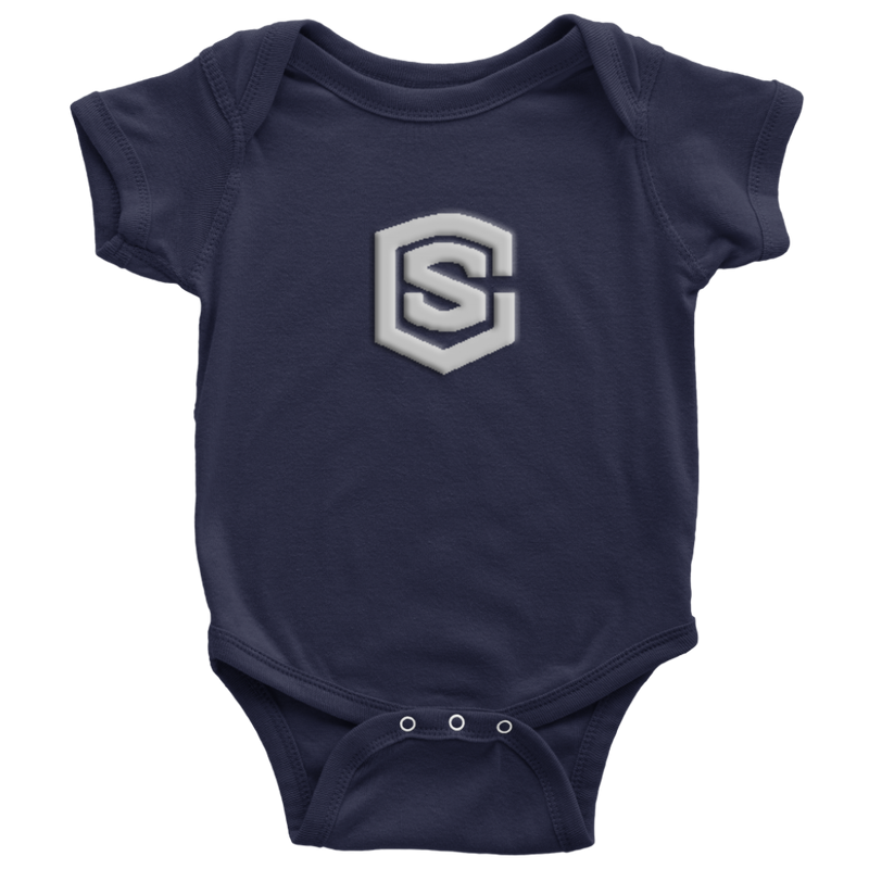 Baby Bodysuit WITH SILIVER LOGO