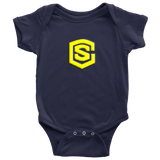 Baby Bodysuit WITH YELLOW LOGO