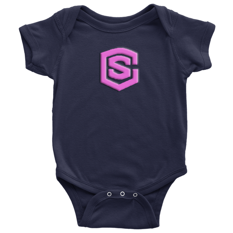 Baby Bodysuit WITH PINK LOGO