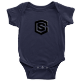 Baby Bodysuit WITH BLACK LOGO