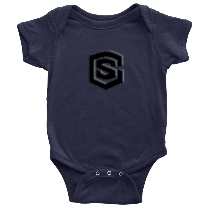 Baby Bodysuit WITH BLACK LOGO