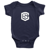 Baby Bodysuit WITH WHITE LOGO