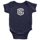 Baby Bodysuit WITH SILVER LOGO