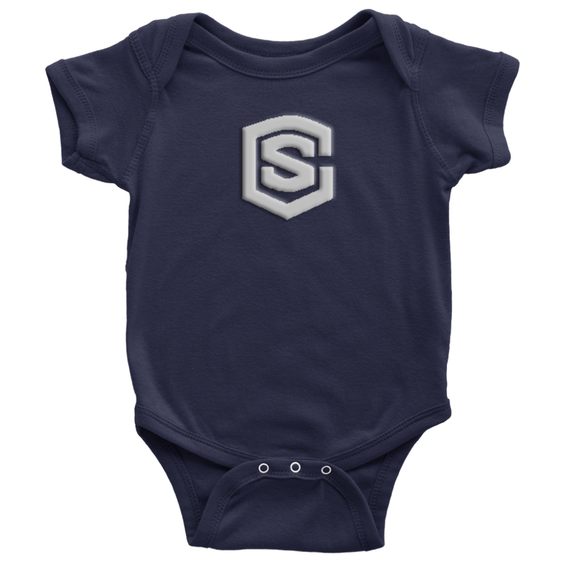 Baby Bodysuit WITH SILVER LOGO