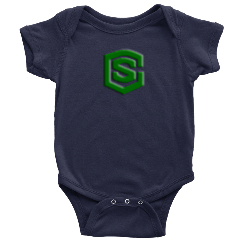 Baby Bodysuit WITH GREEN LOGO