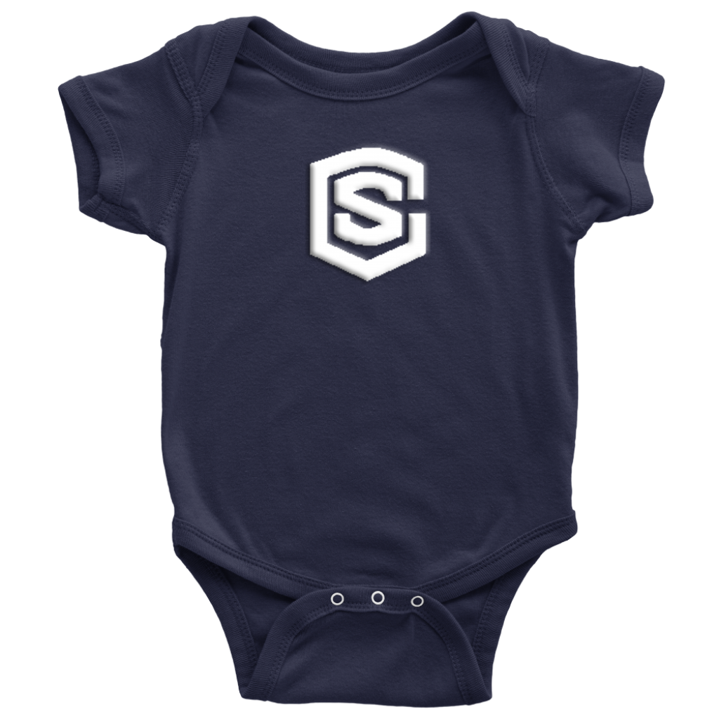 Baby Bodysuit WITH WHITE LOGO