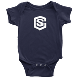 Baby Bodysuit WITH WHITE LOGO