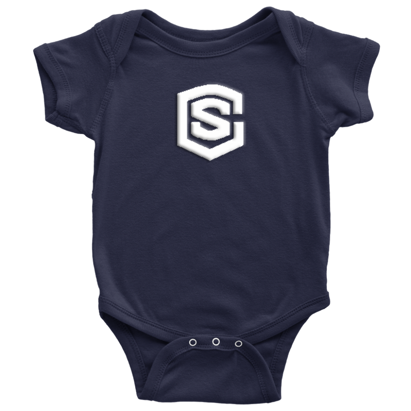 Baby Bodysuit WITH WHITE LOGO