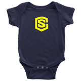 Baby Bodysuit WITH YELLOW LOGO