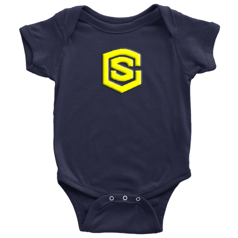 Baby Bodysuit WITH YELLOW LOGO