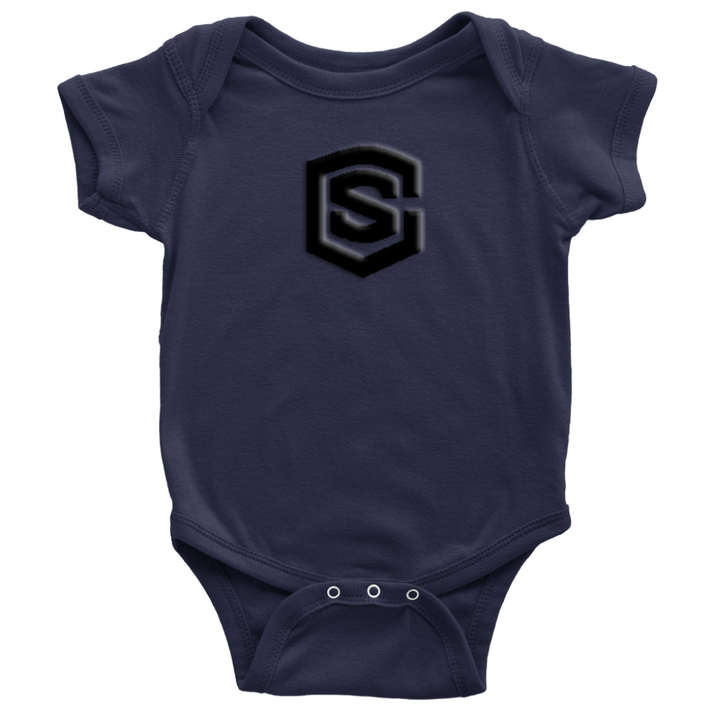 Baby Bodysuit WITH BLACK LOGO