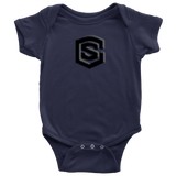 Baby Bodysuit WITH BLACK LOGO