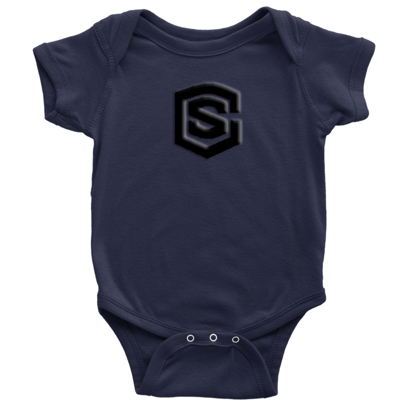 Baby Bodysuit WITH BLACK LOGO