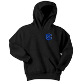 Youth Hoodie WITH BLUE  LOGO