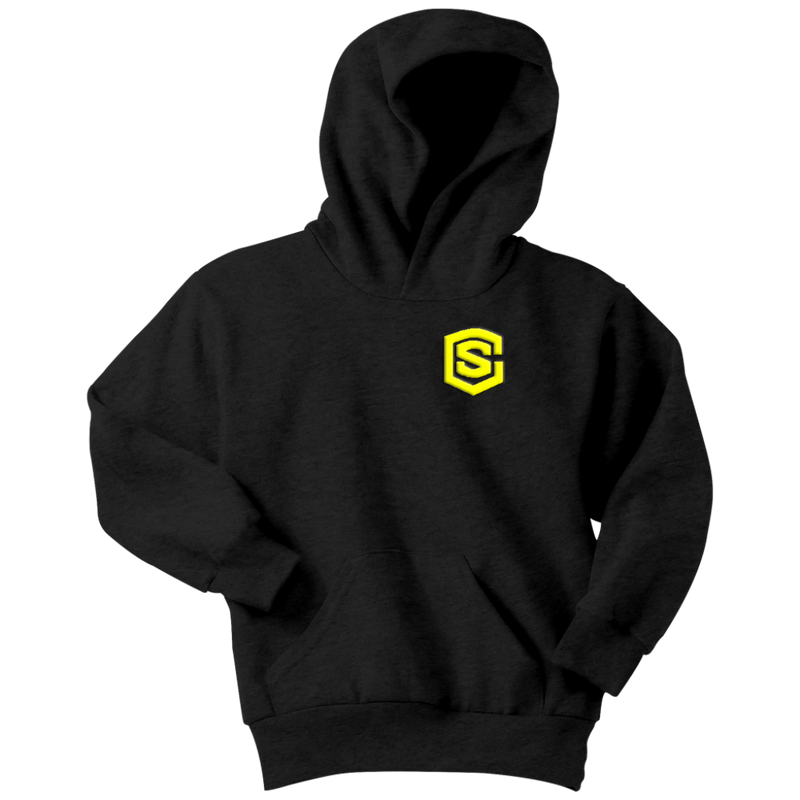 Youth Hoodie WITH YELLOW LOGO