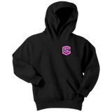 Youth Hoodie WITH PINK LOGO