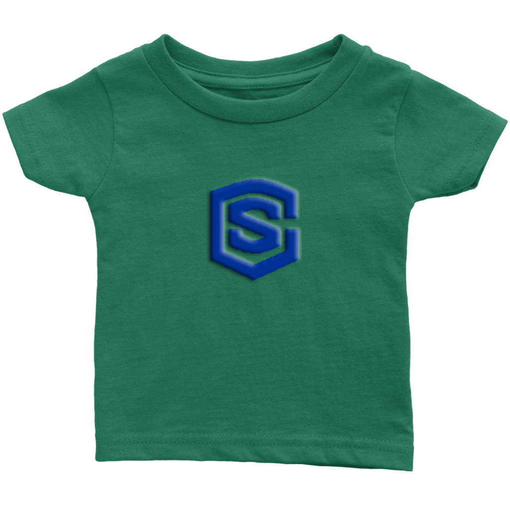 Infant T-Shirt WITH BLUE LOGO