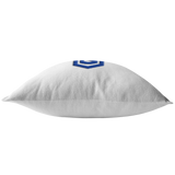 WHITE PILLOW BLUE LOGO