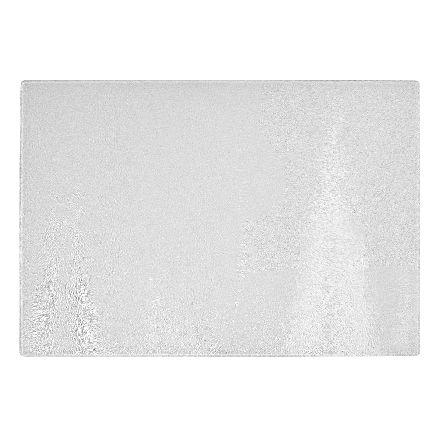 Glass cutting board WITH WHITE LOGO