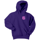 Youth Hoodie WITH PINK LOGO
