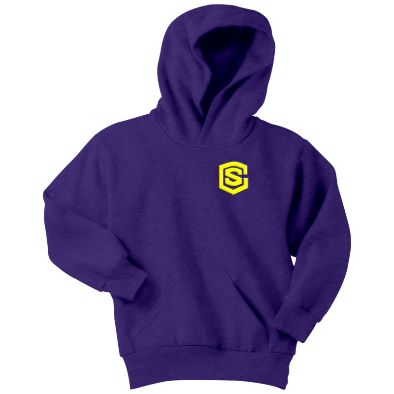 Youth Hoodie WITH YELLOW LOGO