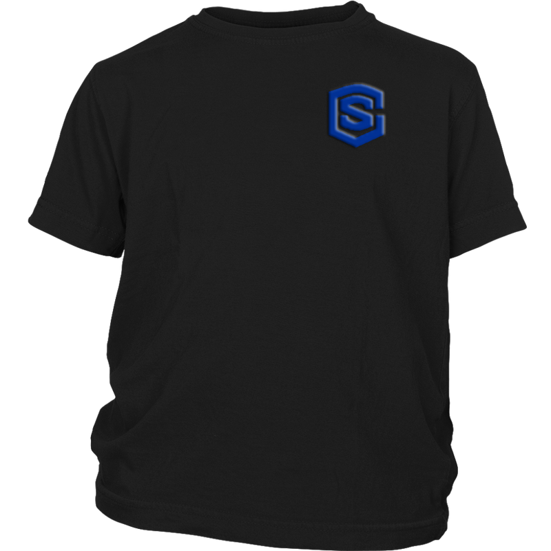 District Youth Shirt WITH BLUE LOGO