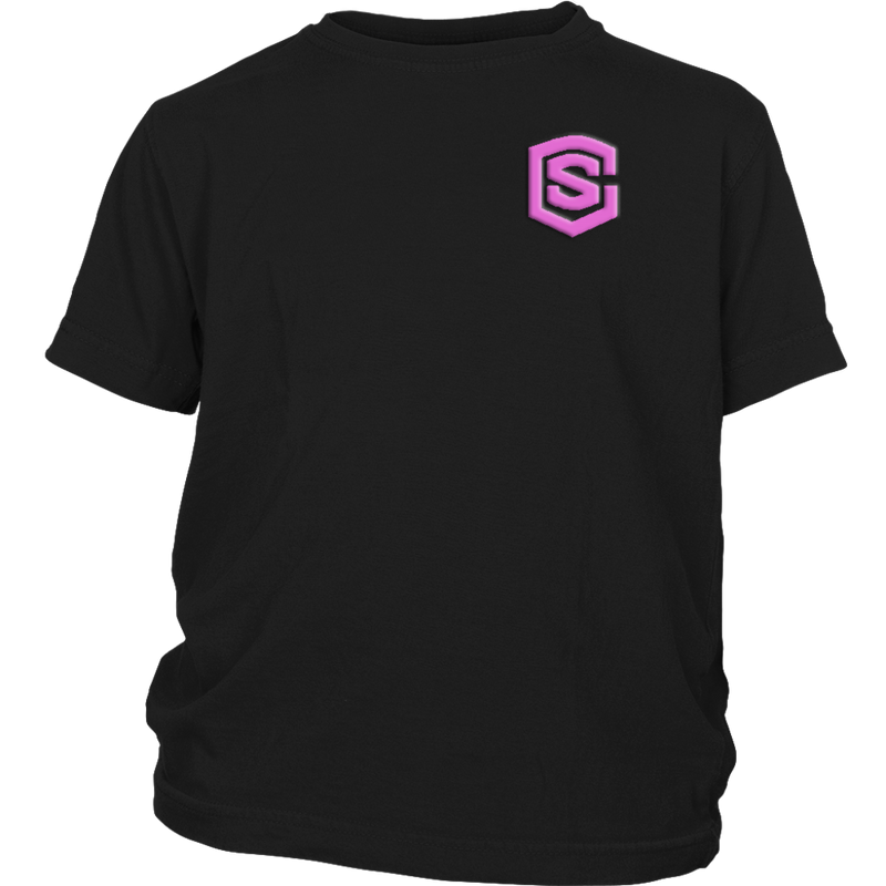 District Youth Shirt WITH PINK LOGO